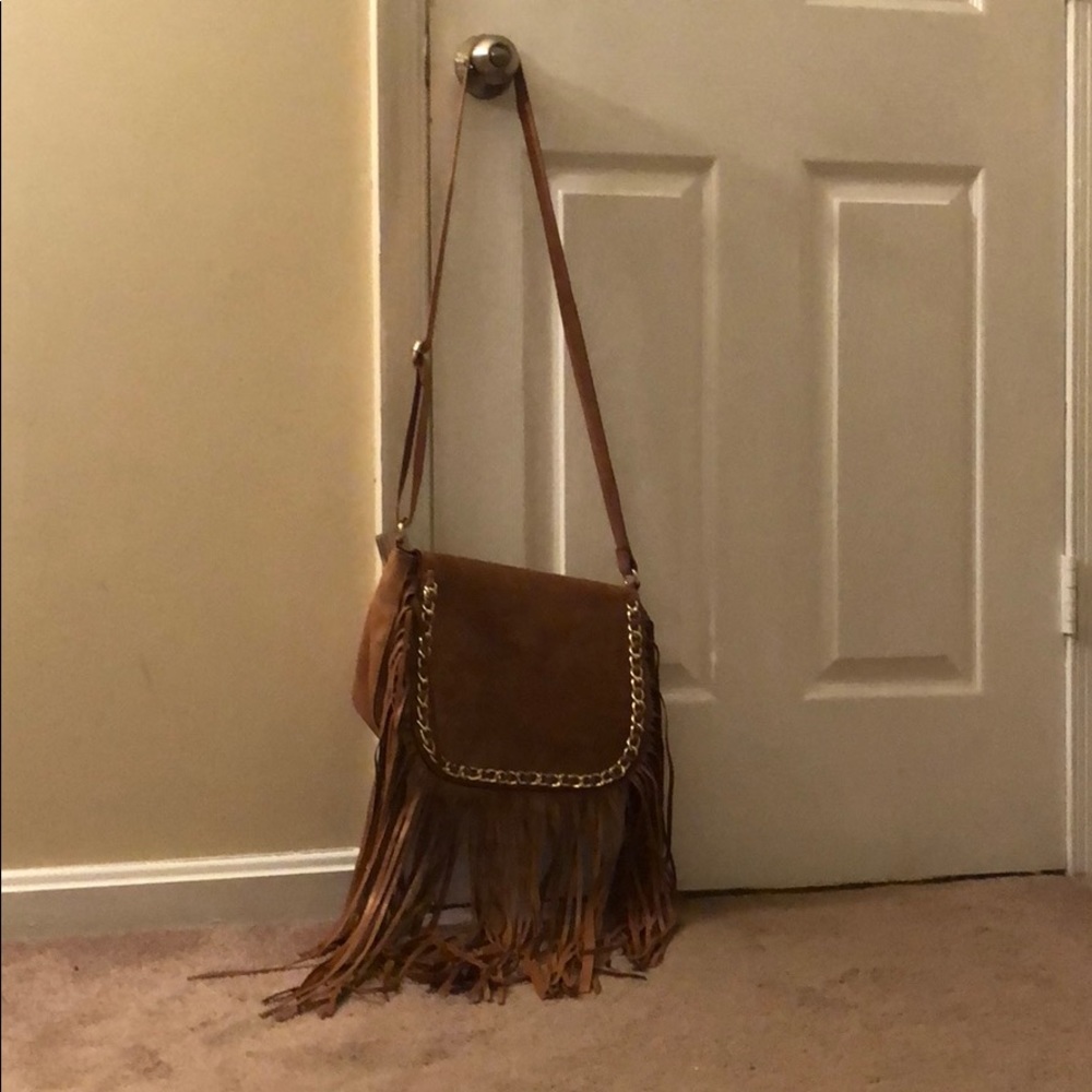 Brand new crossbody fringe bag by Mossimo